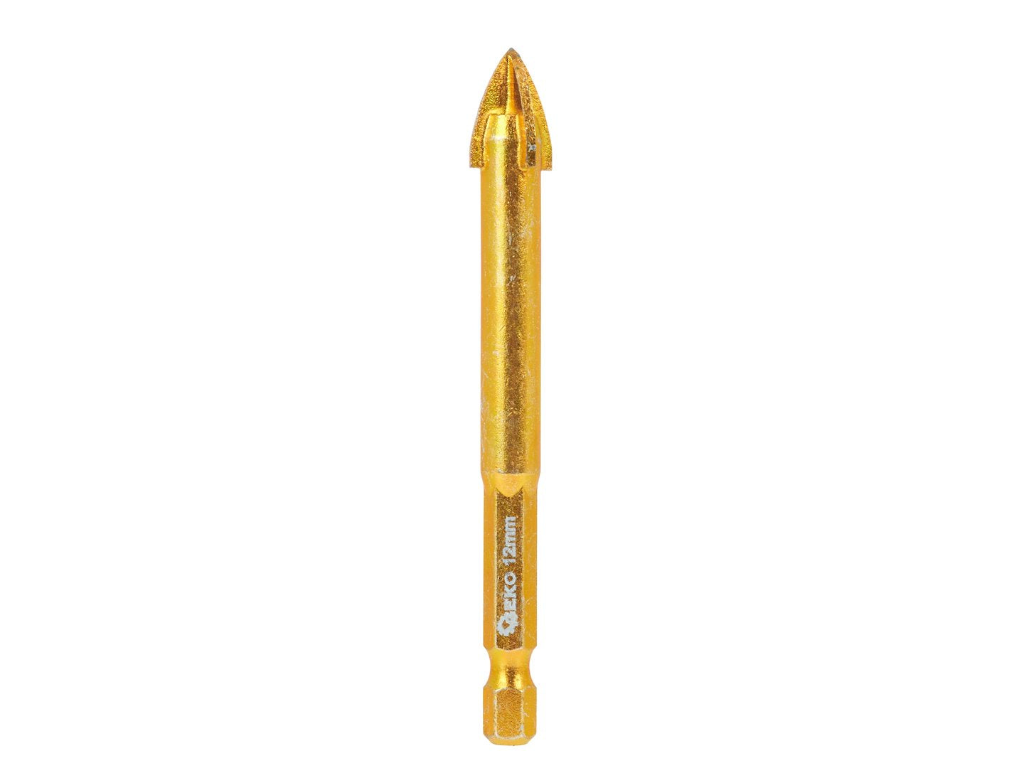 Drill for glass and ceramic, 12 mm HEX