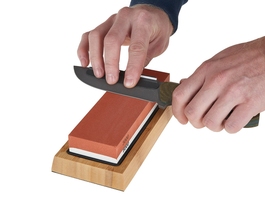 8-piece knife sharpening stones set with angle guide