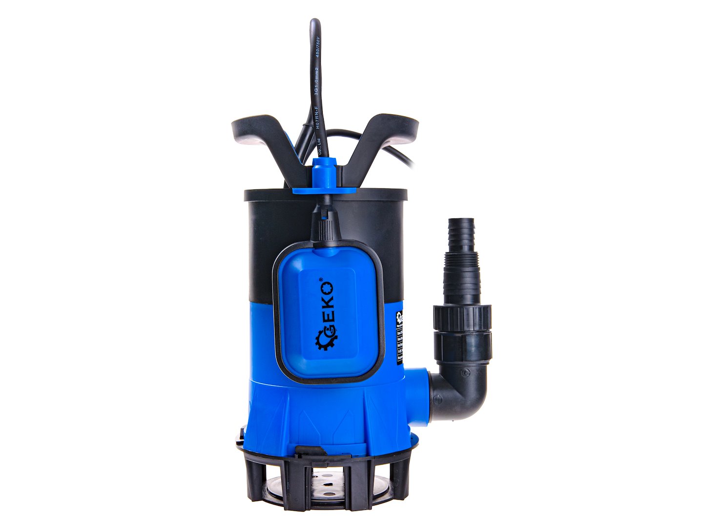 3-in-1 plastic submersible shallow-suction dirty & clean water pump with float switch, 550 W