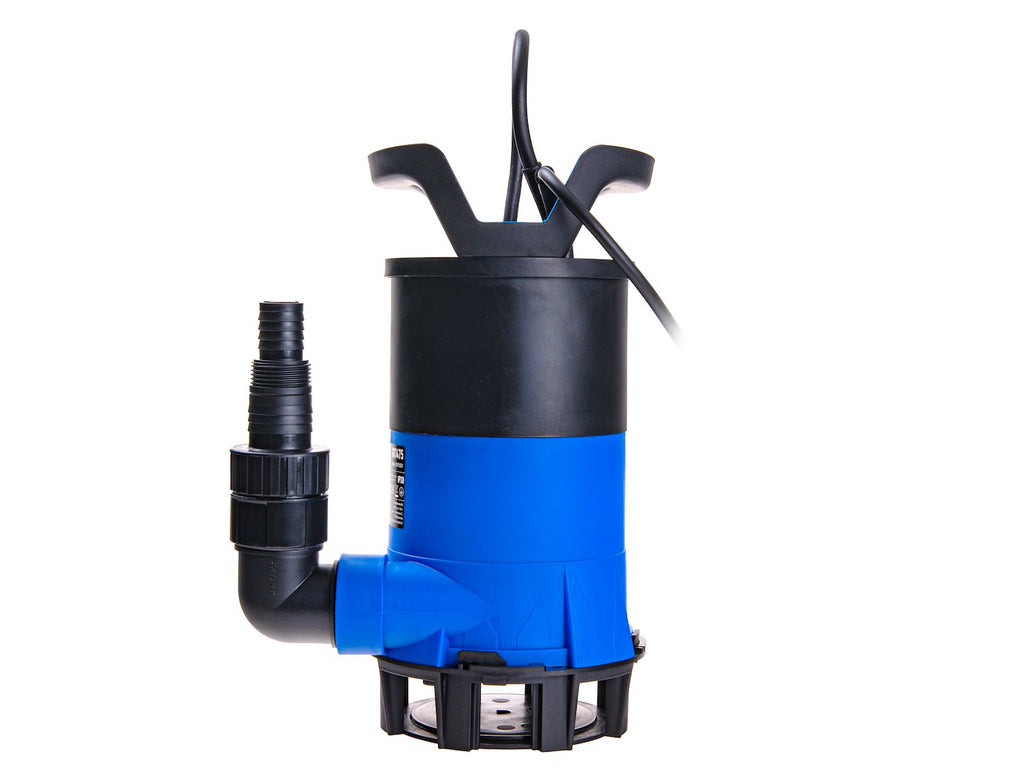 3-in-1 plastic submersible shallow-suction dirty & clean water pump with float switch, 550 W