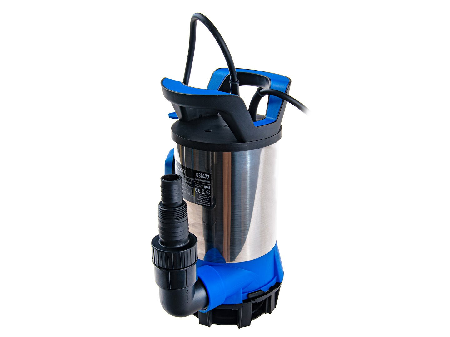 3-in-1 Submersible Shallow-Suction Dirty & Clean Water Pump with Float Switch 550 W