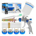 Spray Gun HVLP 600 ml + 4 Nozzles (1.4 - 1.7 - 2.0 - 2.5)