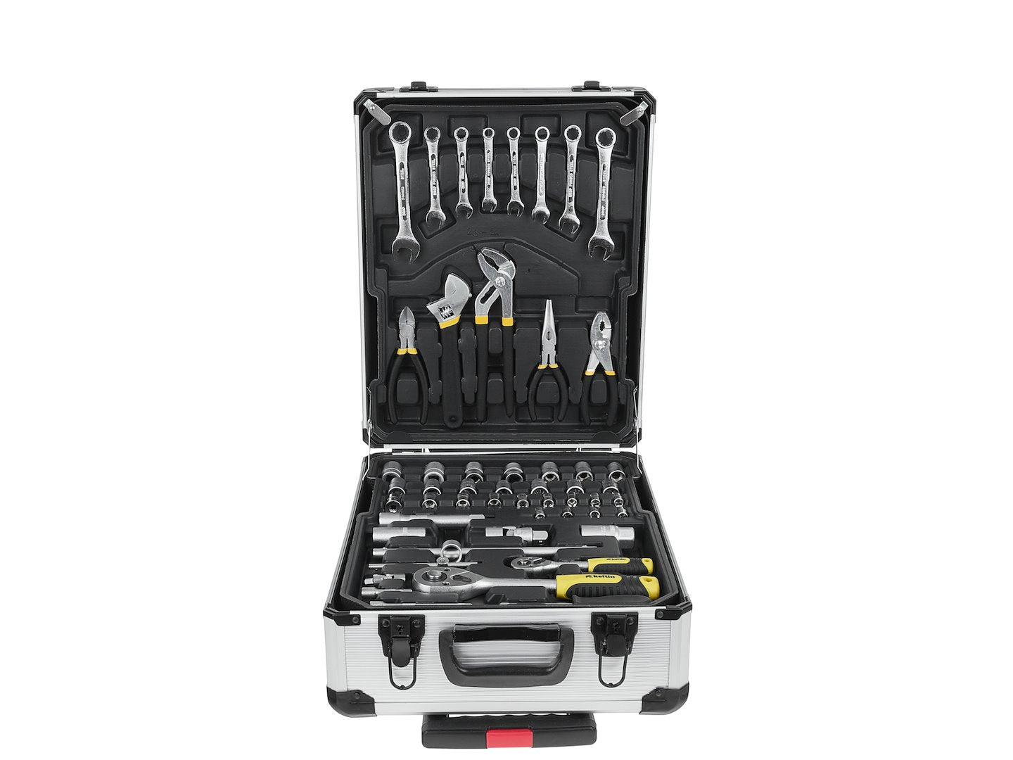 187-piece tool box set, aluminium case