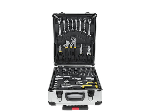 187-piece tool box set, aluminium case