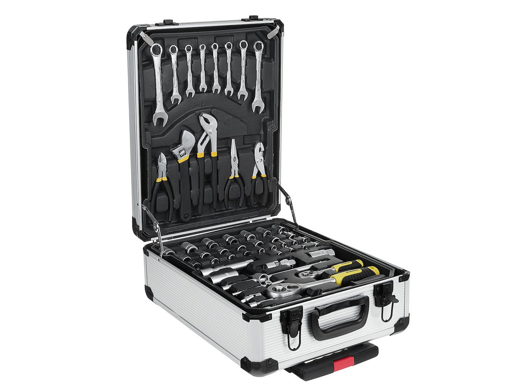 187-piece tool box set, aluminium case