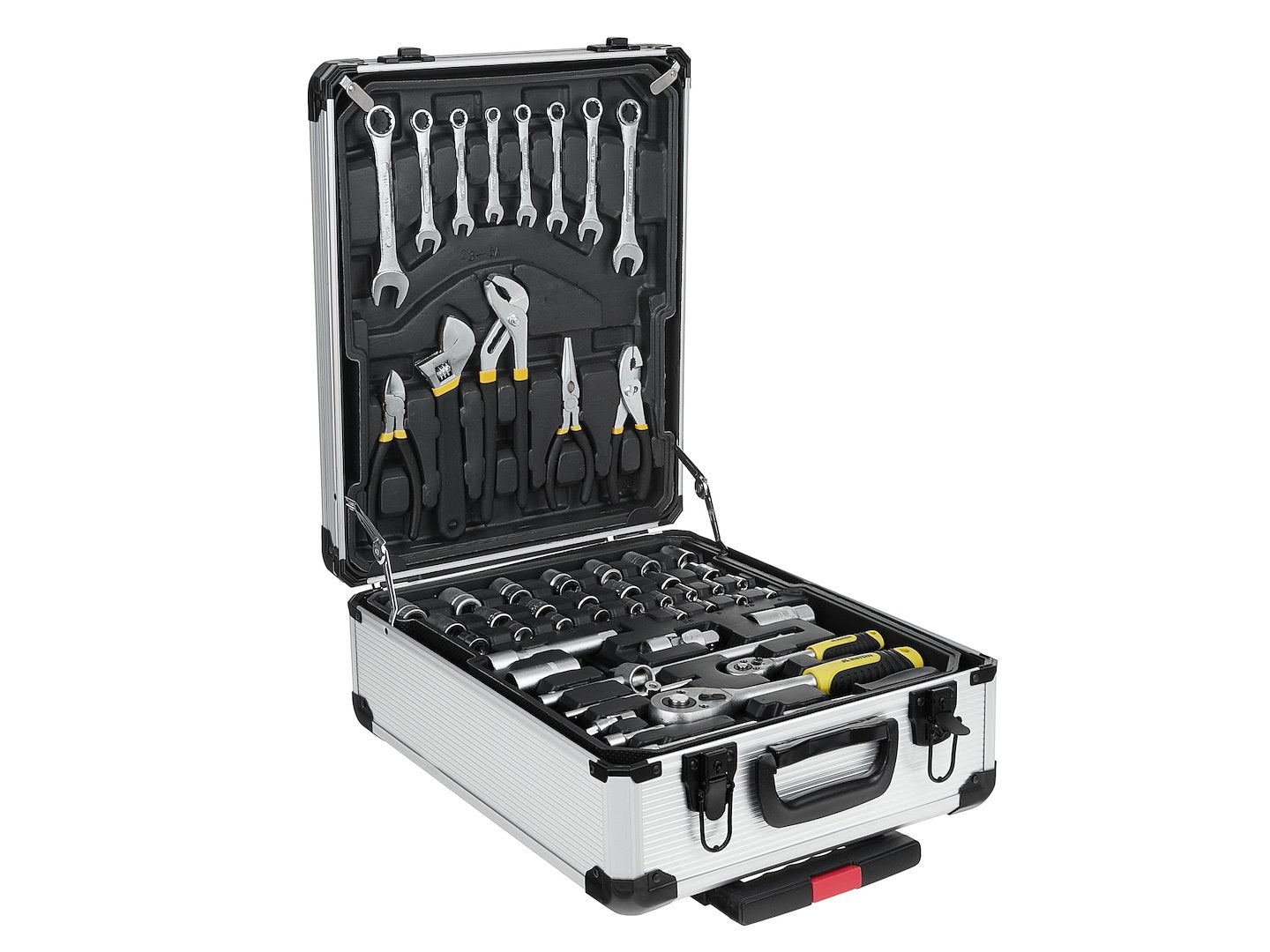 187-piece tool box set, aluminium case