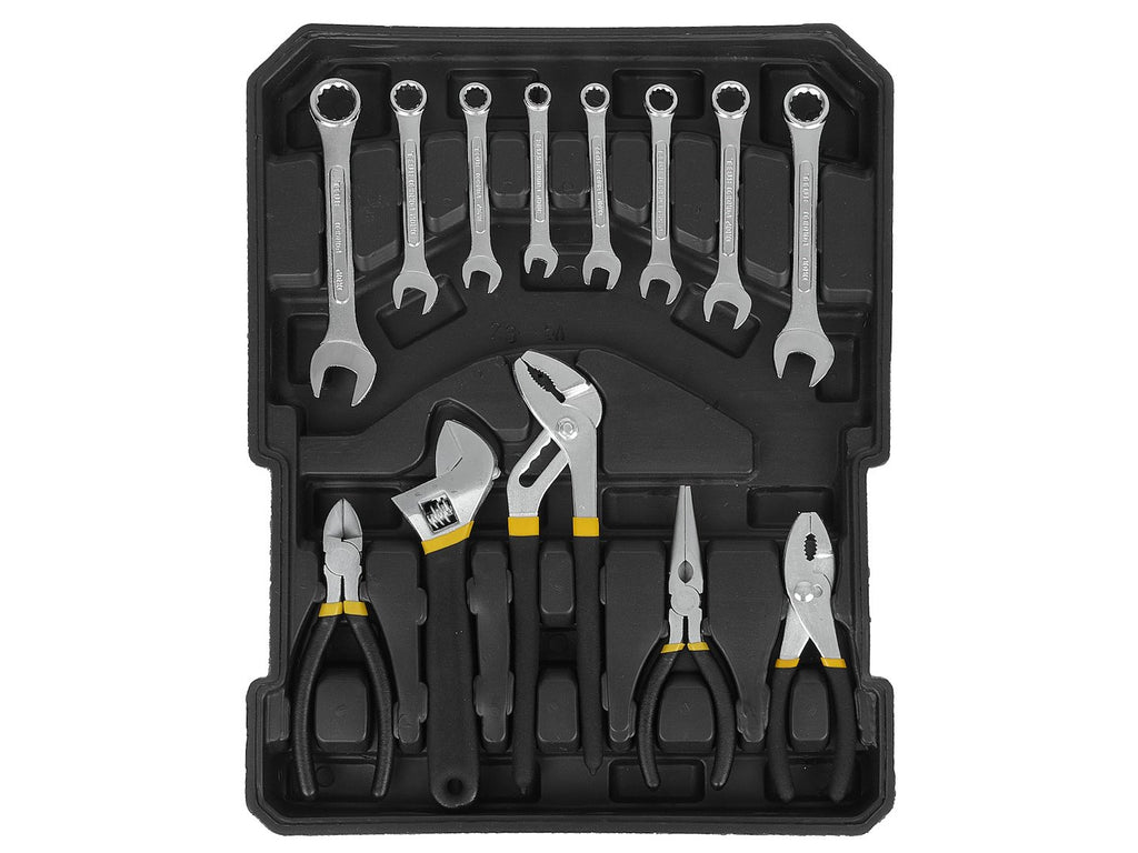 187-piece tool box set, aluminium case
