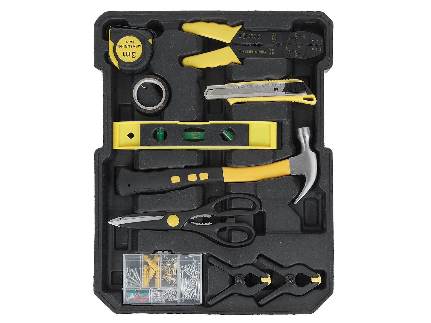 187-piece tool box set, aluminium case