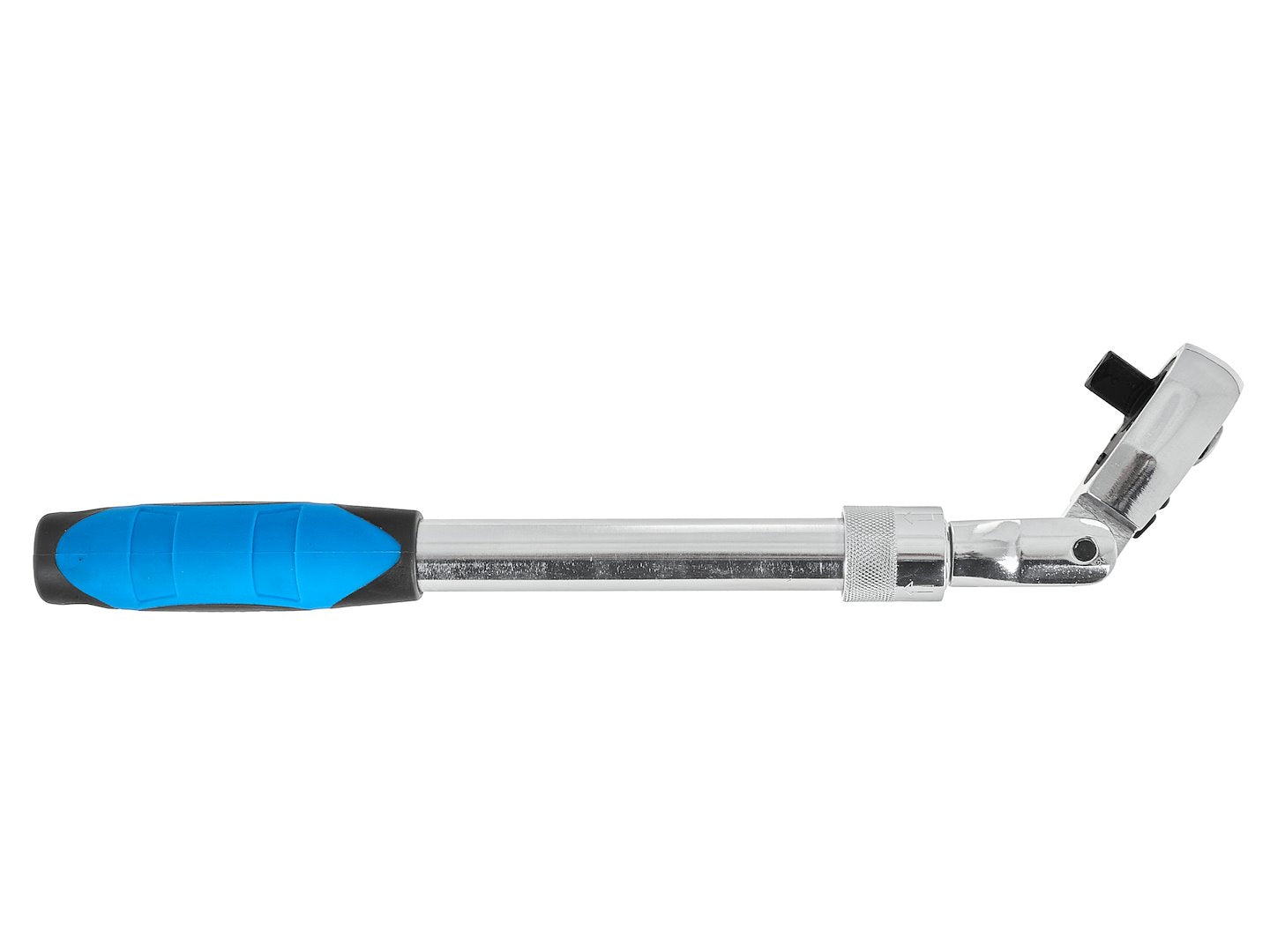 Telescopic flexible-head ratchet with handle 1/2" 370–510 mm 72T CrV