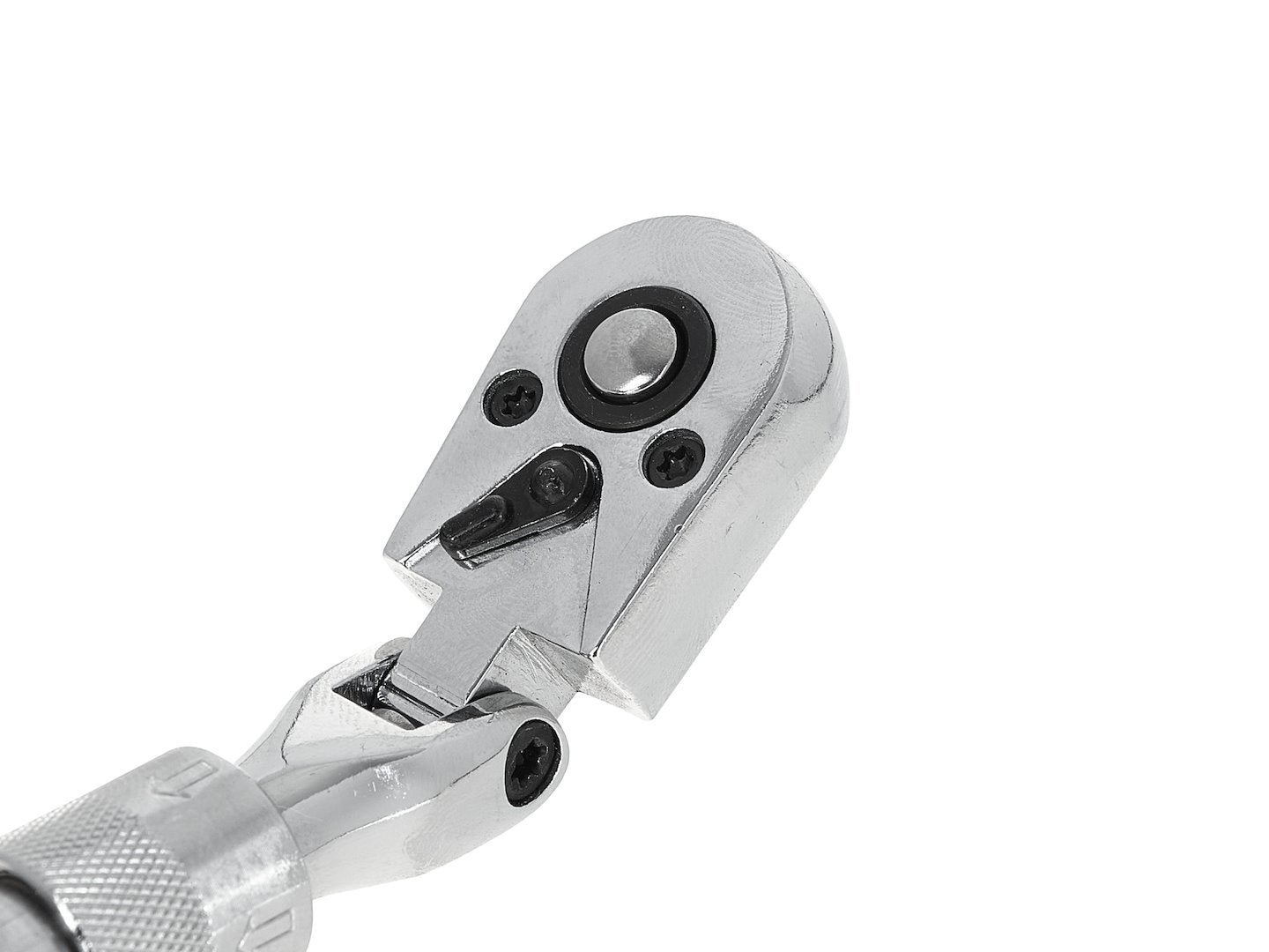 Telescopic ratchet with flexible head and handle 1/4" drive, 210-278 mm, 72T, CrV