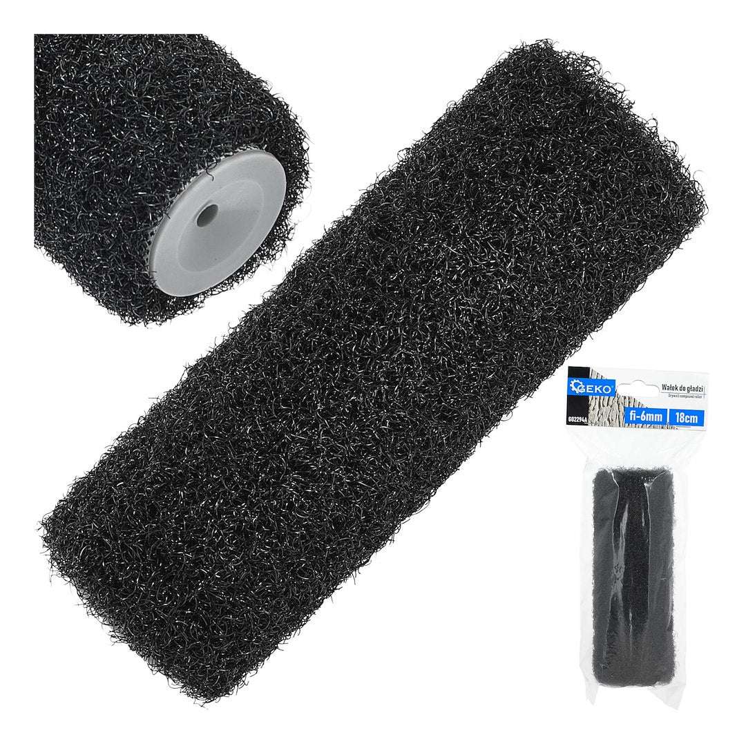 Drywall compound roller 18cm 7cm fi-6mm