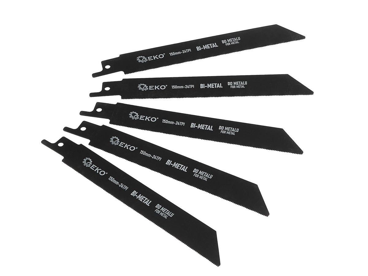 150 mm bi-metal metal cut-out saw blades, 5 pcs