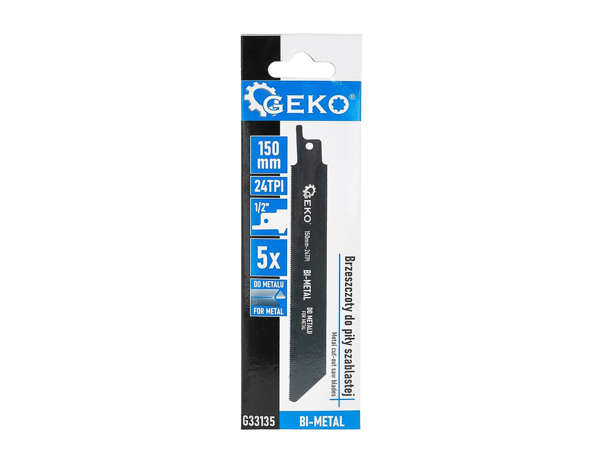 150 mm bi-metal metal cut-out saw blades, 5 pcs
