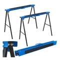 Foldable workshop sawhorses, 2 pcs