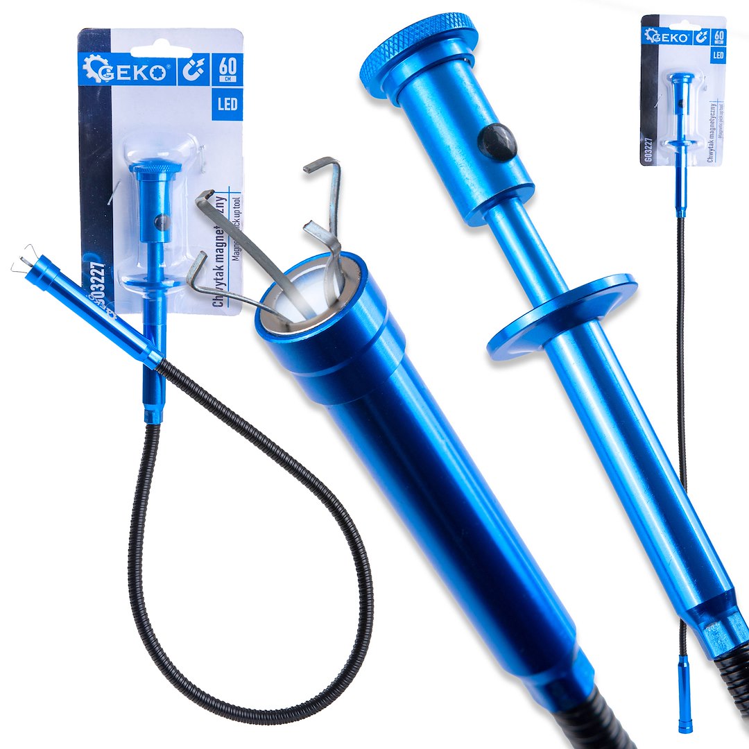 LED Magnetic Pick-Up Tool with Claw, 60 cm