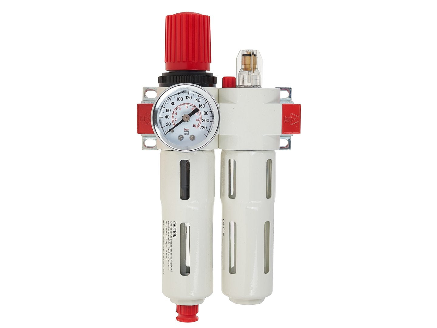 Filter Regulator & Lubricator 1/4"