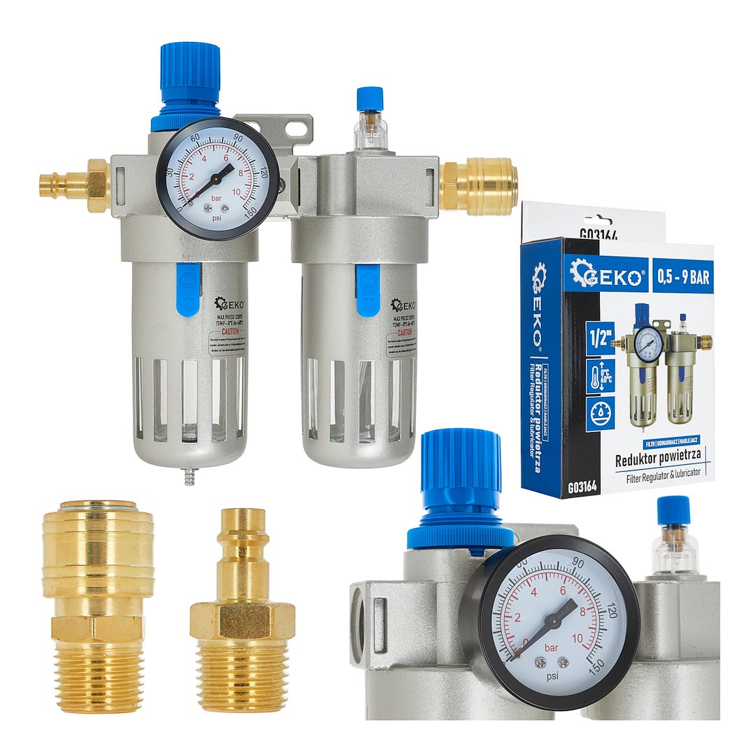 Filter Regulator & Lubricator 1/2"