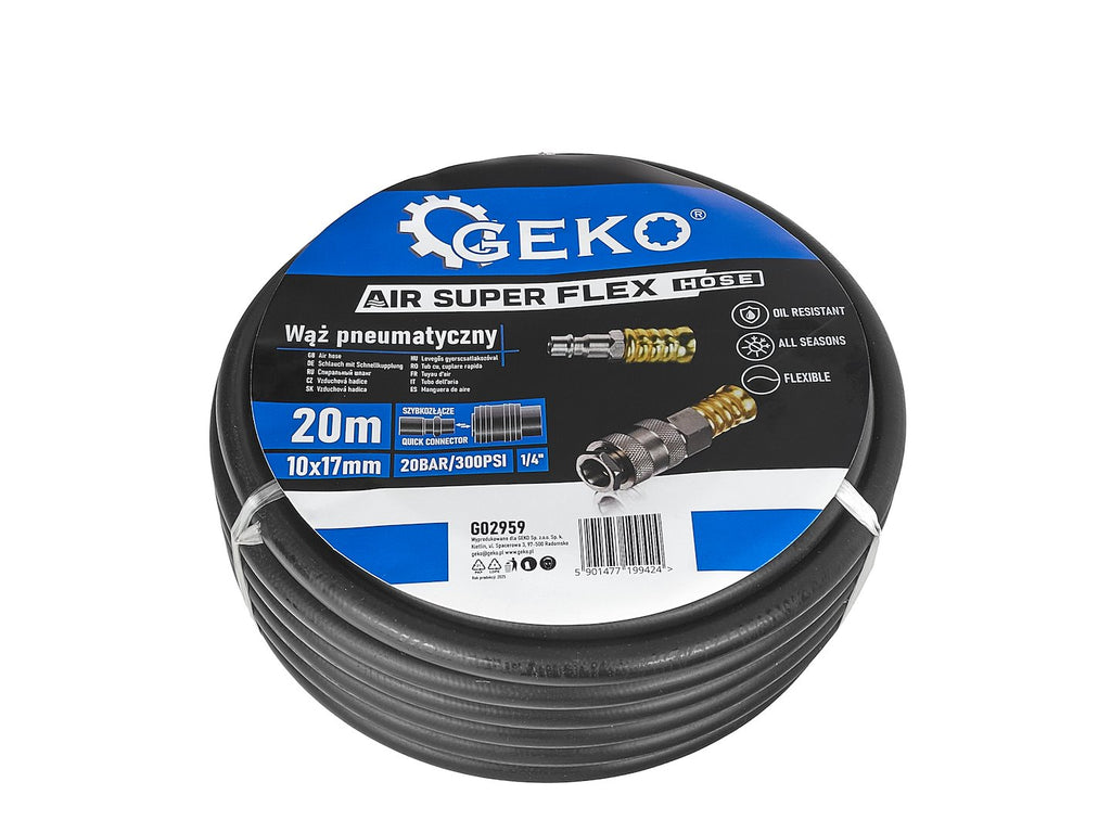 Air rubber hose 20m 10x17mm