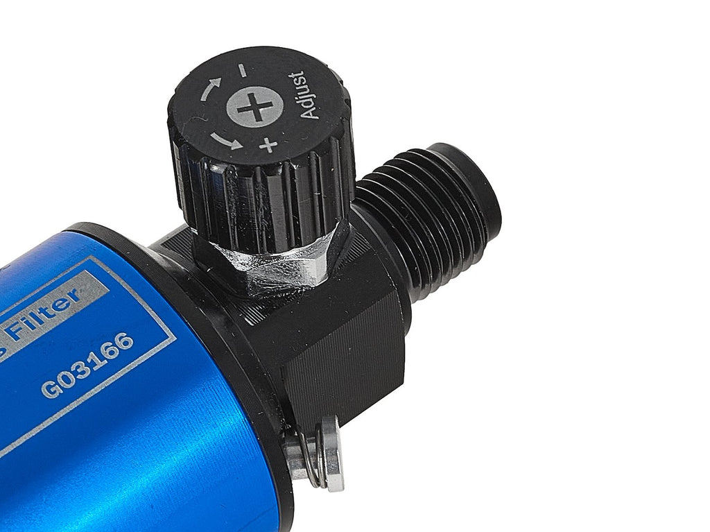 Pressure regulator with manometer 1/4"