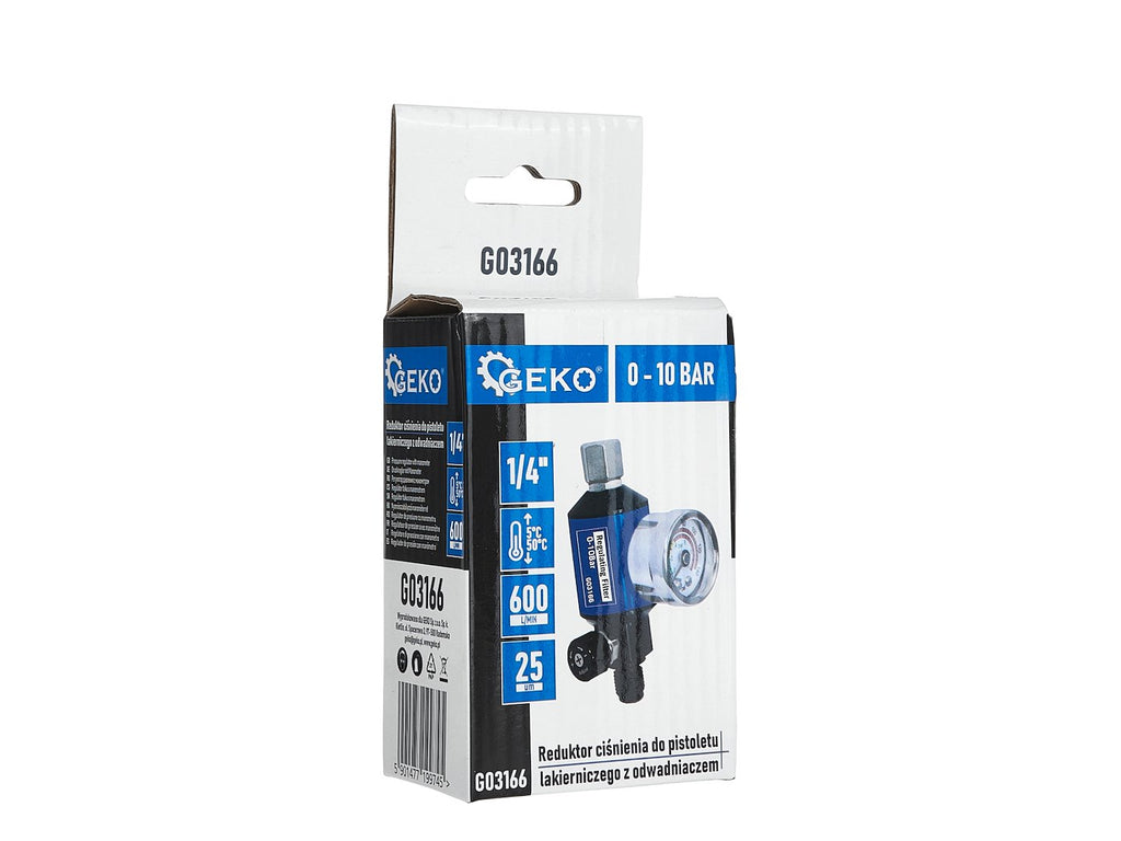 Pressure regulator with manometer 1/4"