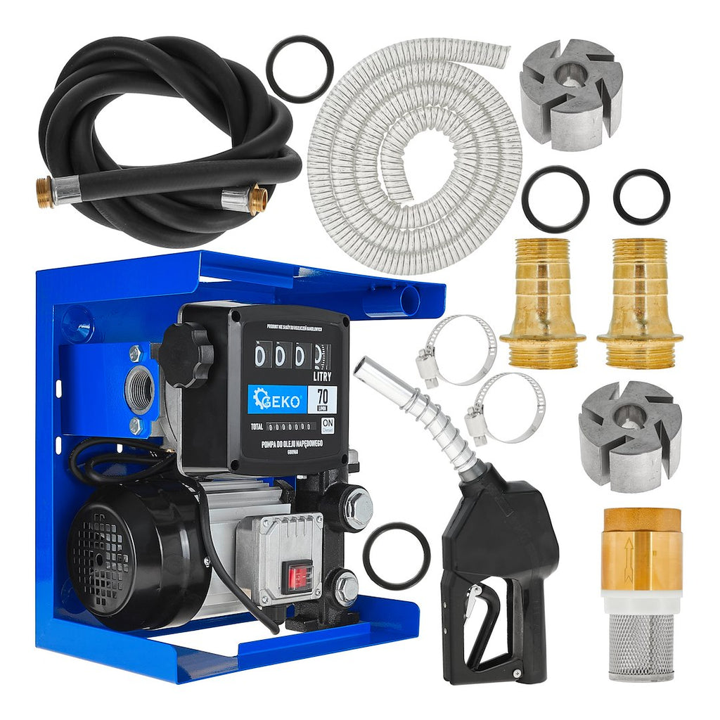 Diesel oil pump self-suction