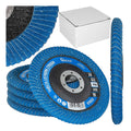 Zirconium flap disc for inguinal weld cavities 125 P80 – Pack of 5