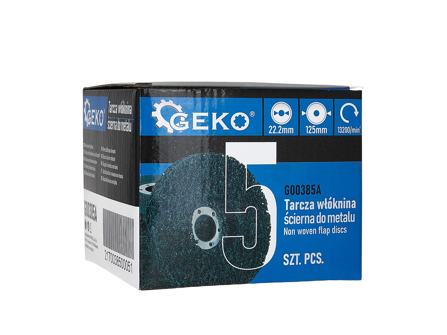 Black diamond wheel 125 x 22.2 mm – Pack of 5