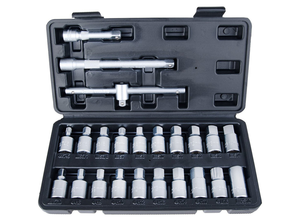 23pcs Quadrilateral and Hex Oil Drainer