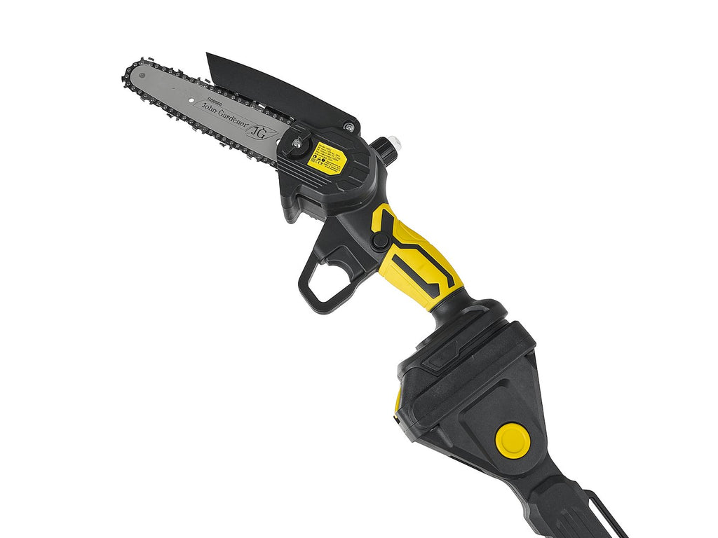 21V 6" cordless chainsaw 2x2.0Ah – XXL set with telescopic rod 1.65-2.50m