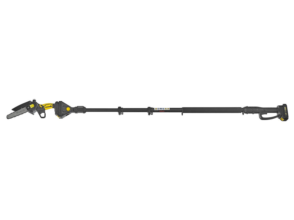 21V 6" cordless chainsaw 2x2.0Ah – XXL set with telescopic rod 1.65-2.50m