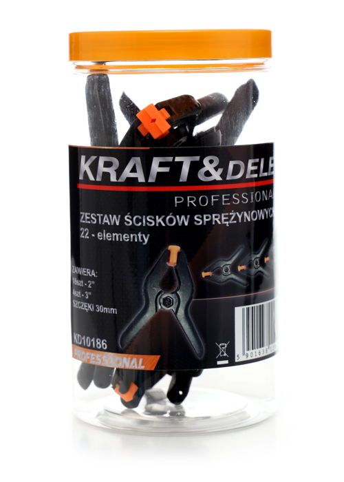 Komplekt 2/3" vedruklambreid KD10186 (VB12), 2 tk