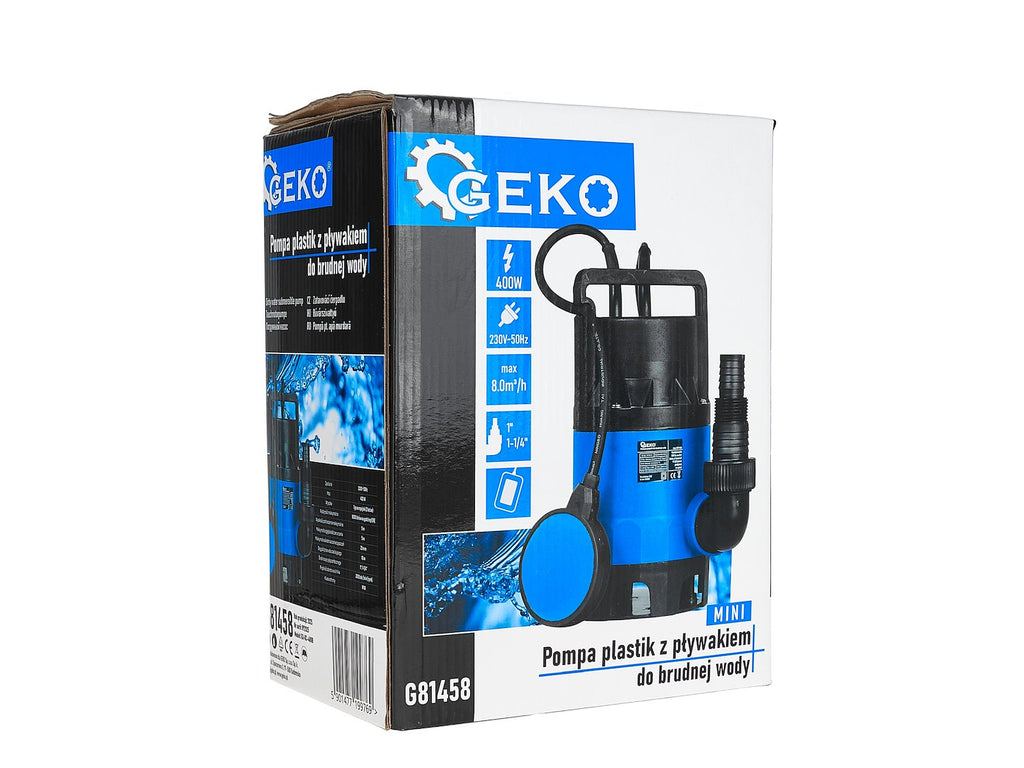 MINI plastic submersible water pump with float switch 400 W