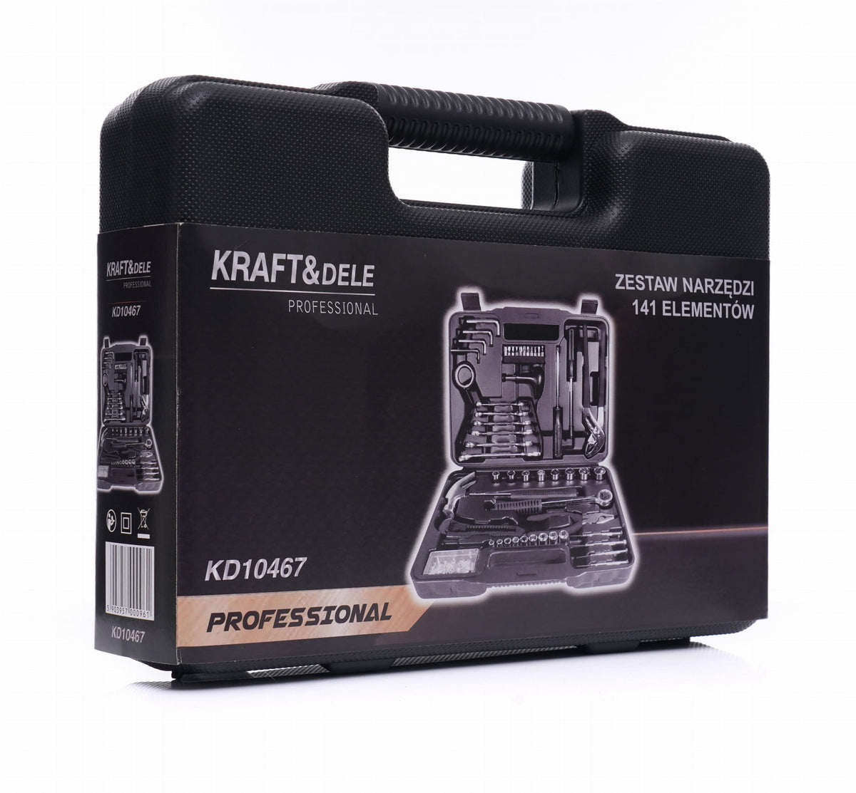 KRAFT&DELE 141-osaline tööriistakomplekt KD10467