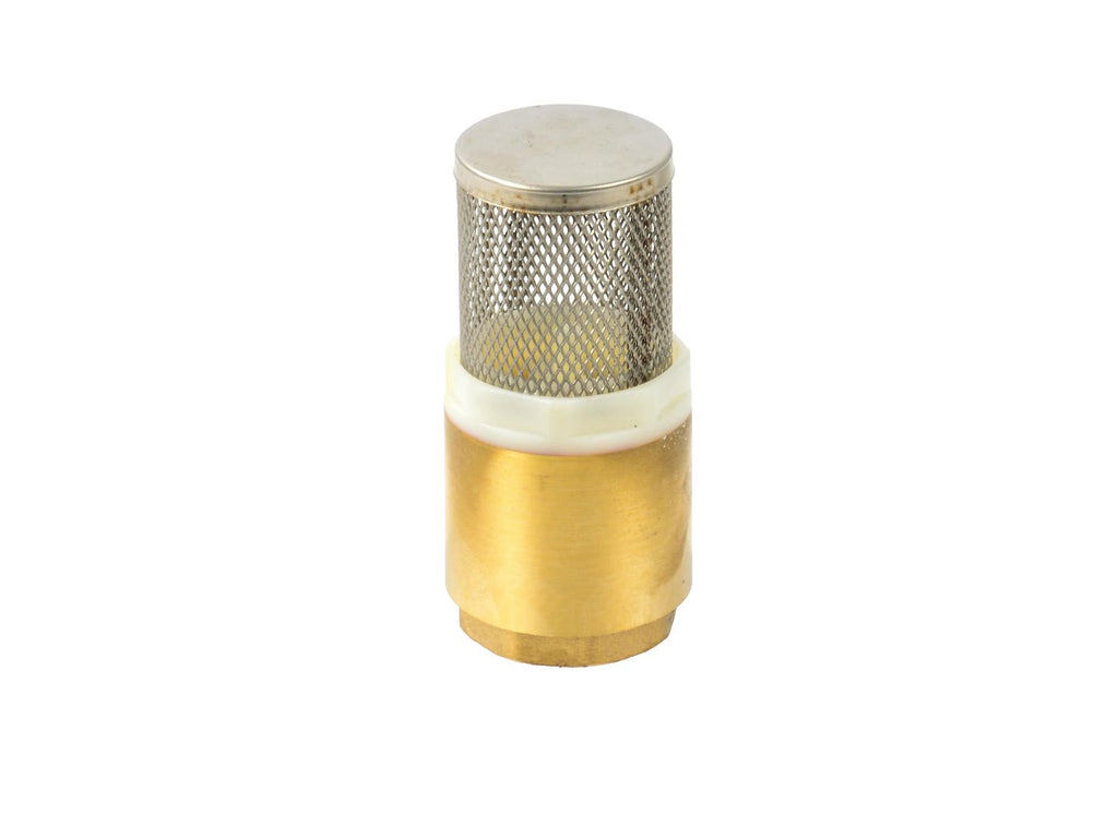 Brass Foot Valve with Strainer 1" Female BSP