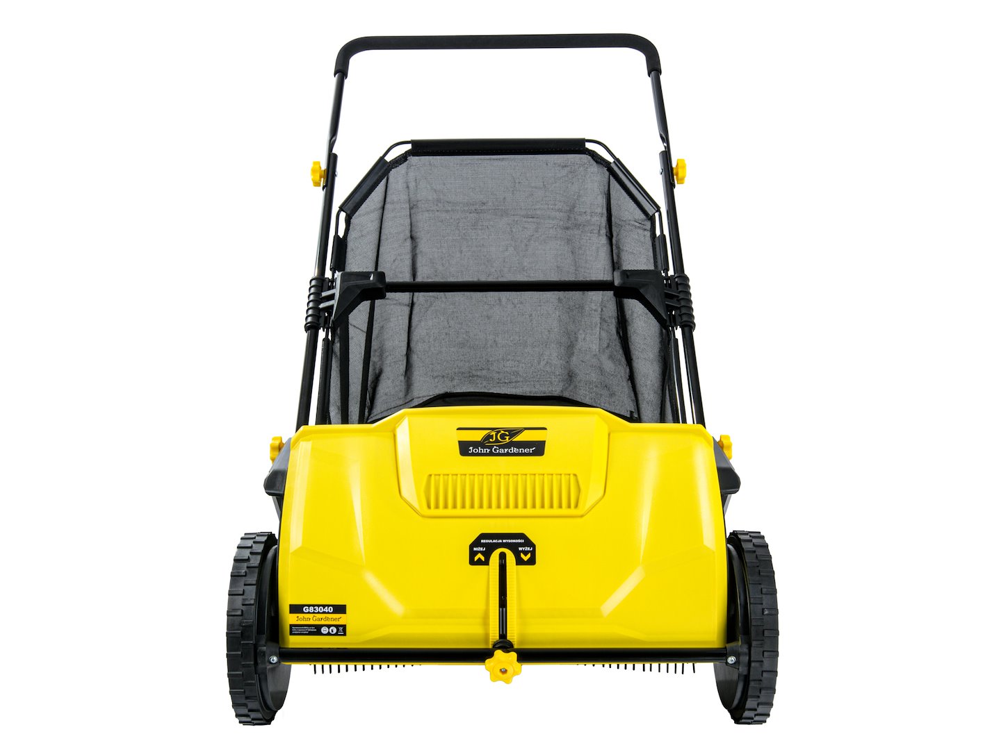 Hand-Push Lawn Sweeper for Grass and Leaves, 53 cm