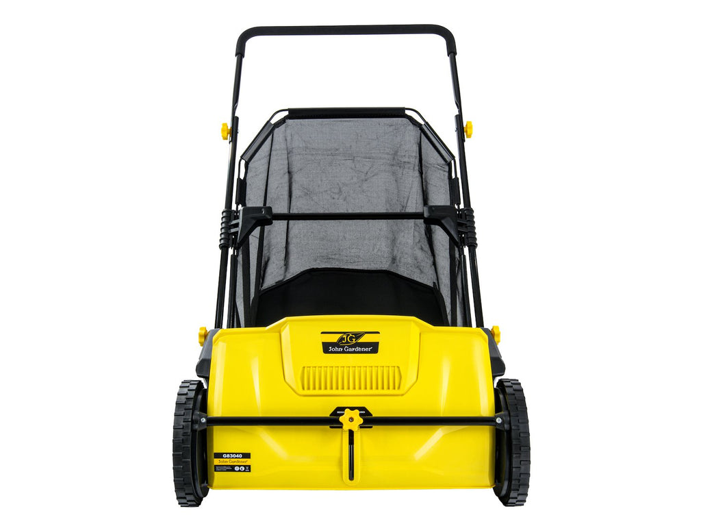 Hand-Push Lawn Sweeper for Grass and Leaves, 53 cm