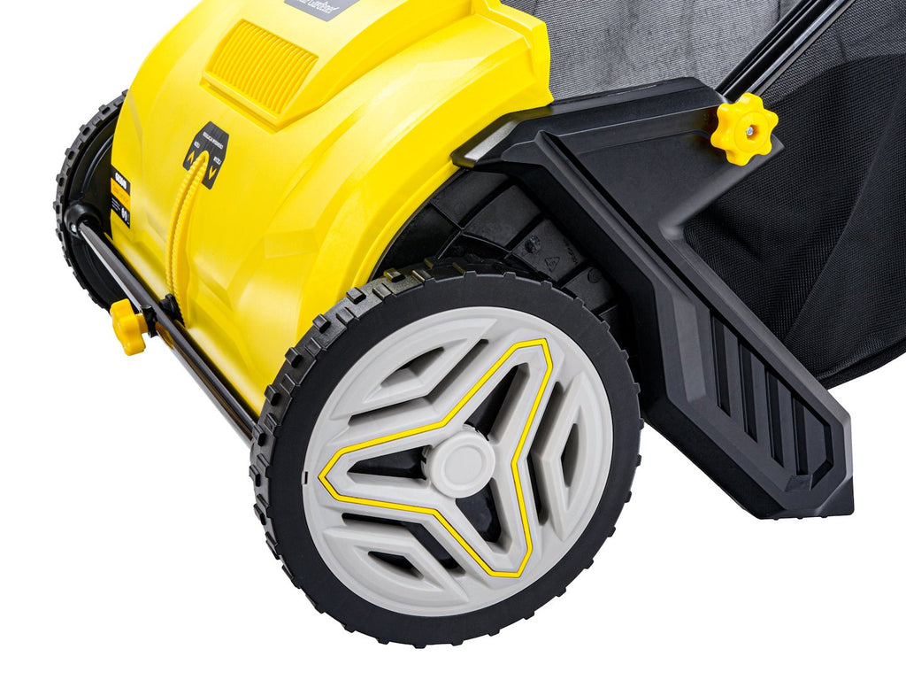 Hand-Push Lawn Sweeper for Grass and Leaves, 53 cm