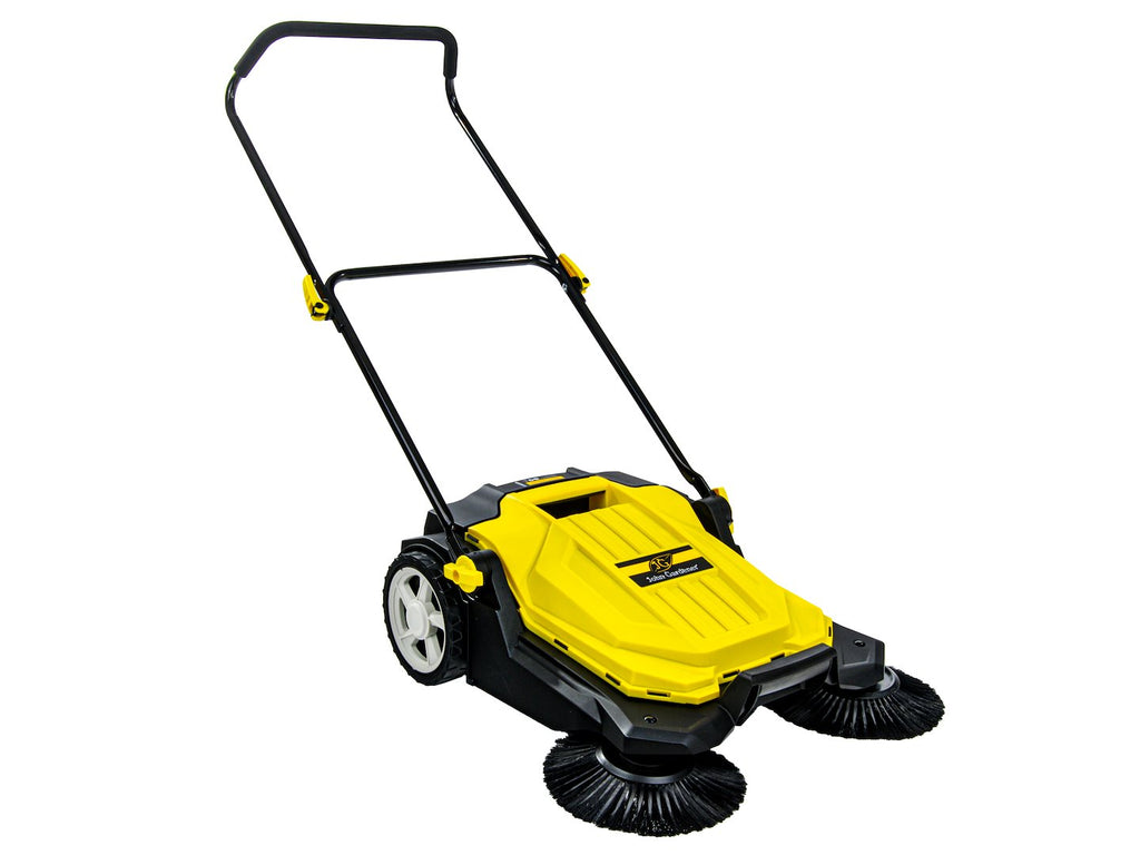 Hand Push Lawn Sweeper for Grass and Leaves 65 cm
