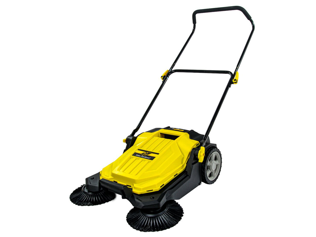 Hand Push Lawn Sweeper for Grass and Leaves 65 cm