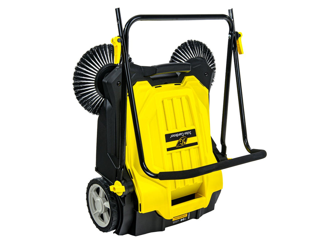 Hand Push Lawn Sweeper for Grass and Leaves 65 cm