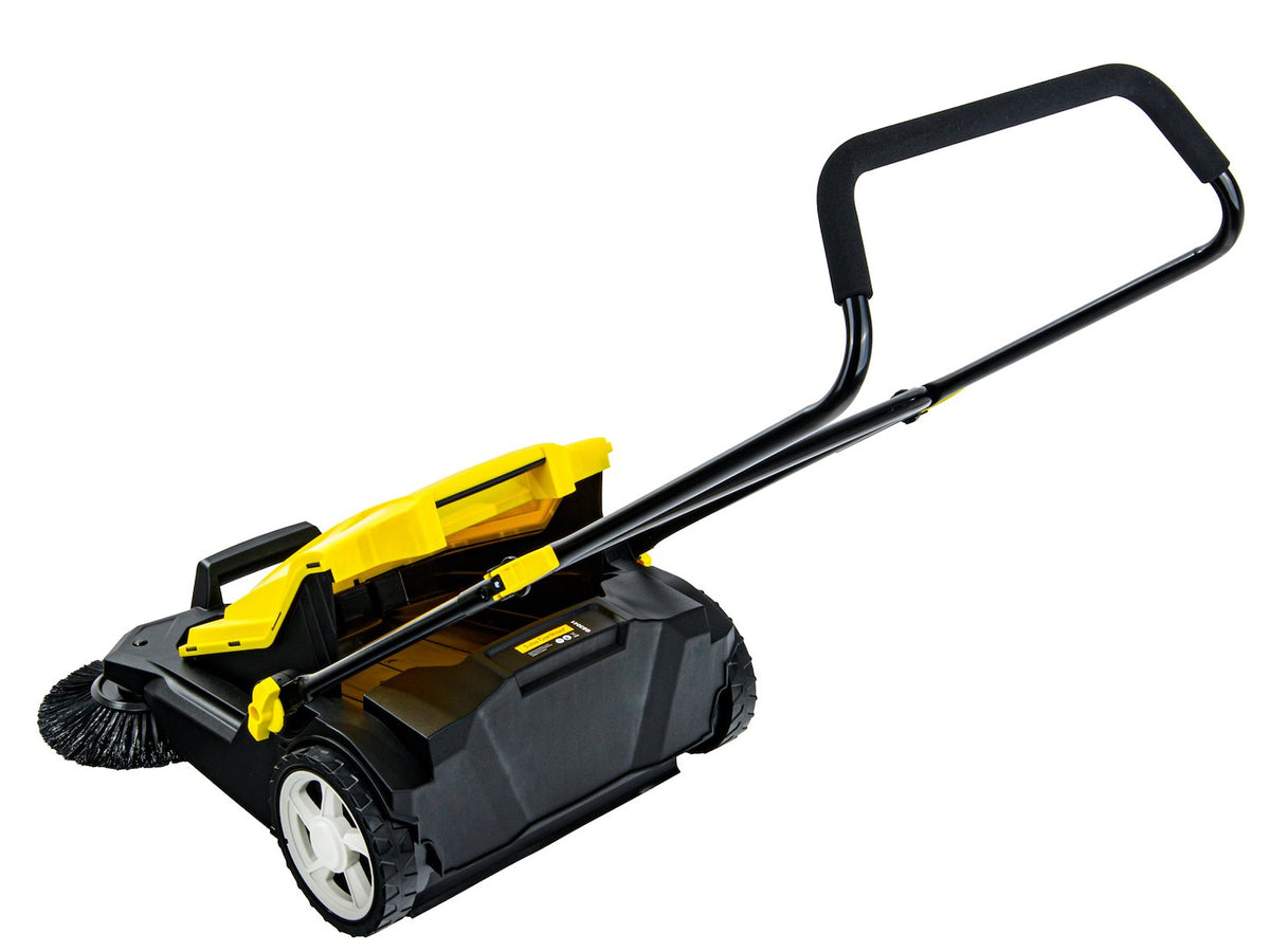 Hand Push Lawn Sweeper for Grass and Leaves 65 cm