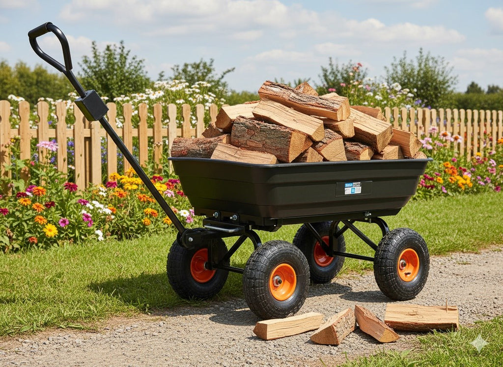 Garden transport trolley 75 L