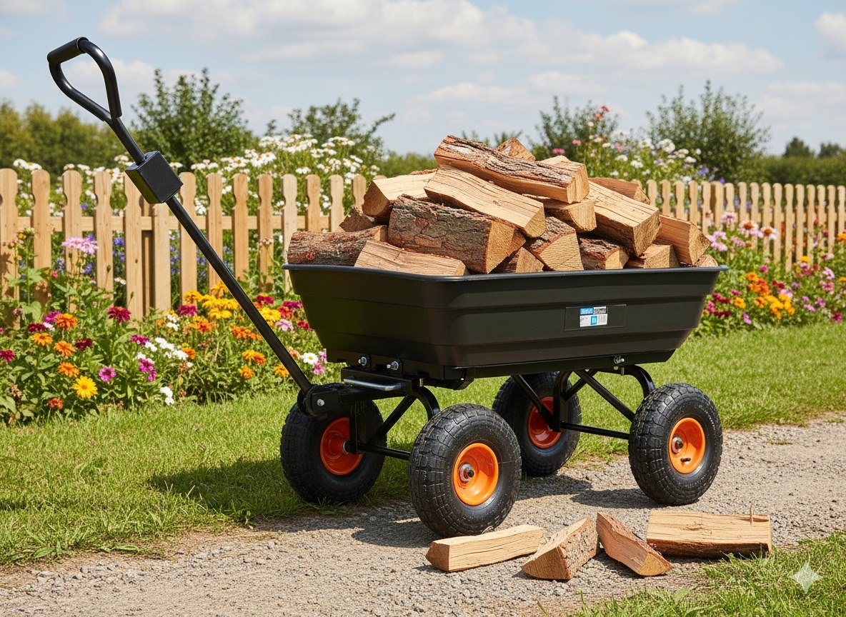 Garden transport trolley 75 L