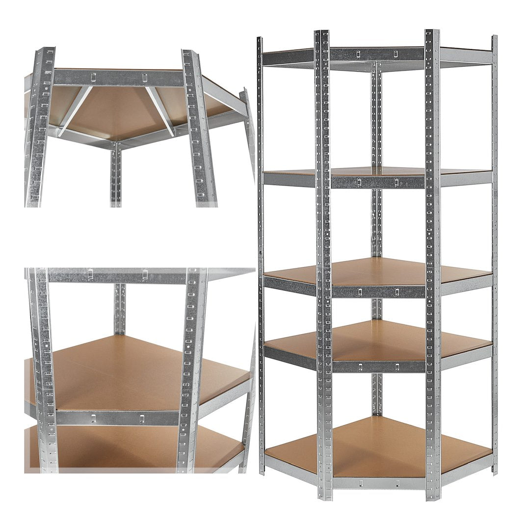 Corner Storage Shelf 180x40x70 cm, 175 kg