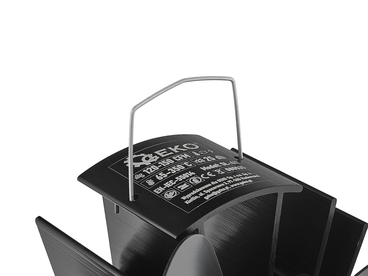Thermoelectric fireplace fan (stove fan)