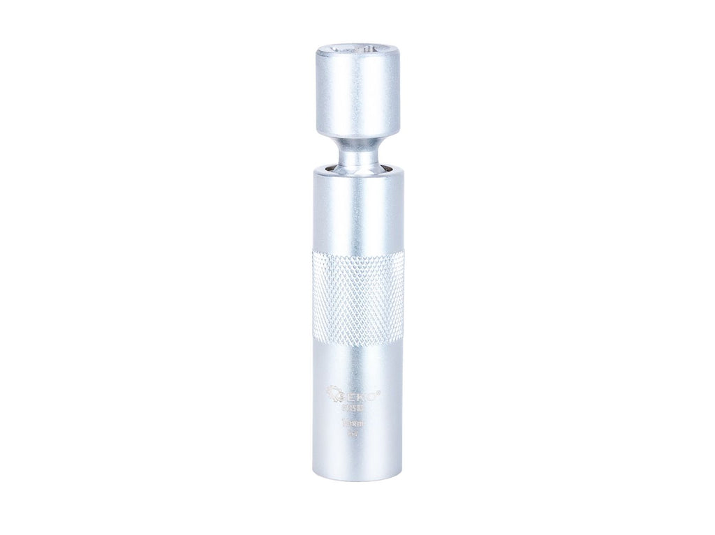 3/8" 16 mm thin-walled spark plug socket with universal joint