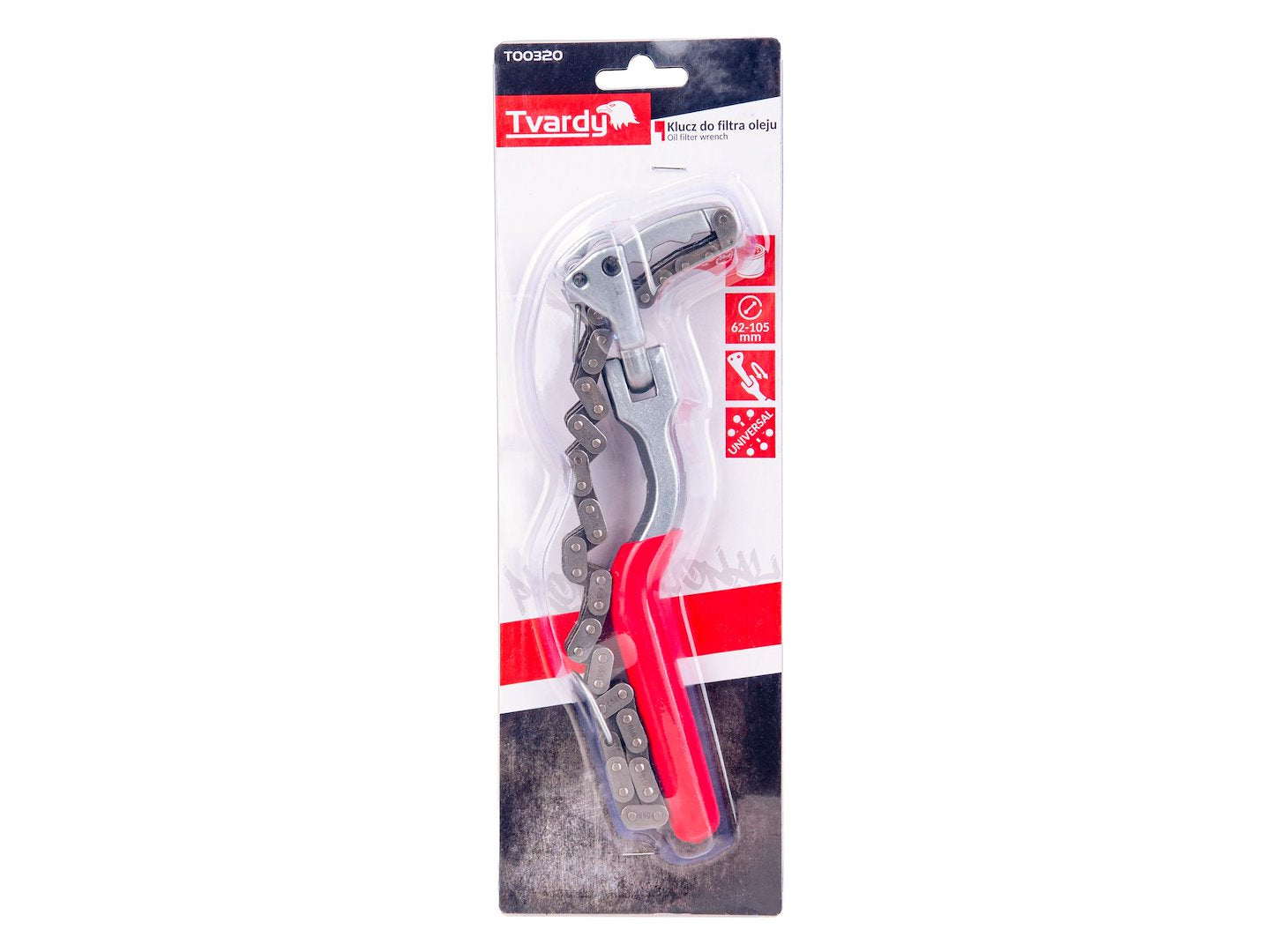 Oil filter chain wrench 60–105 mm