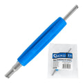 Double-sided valve screwdriver