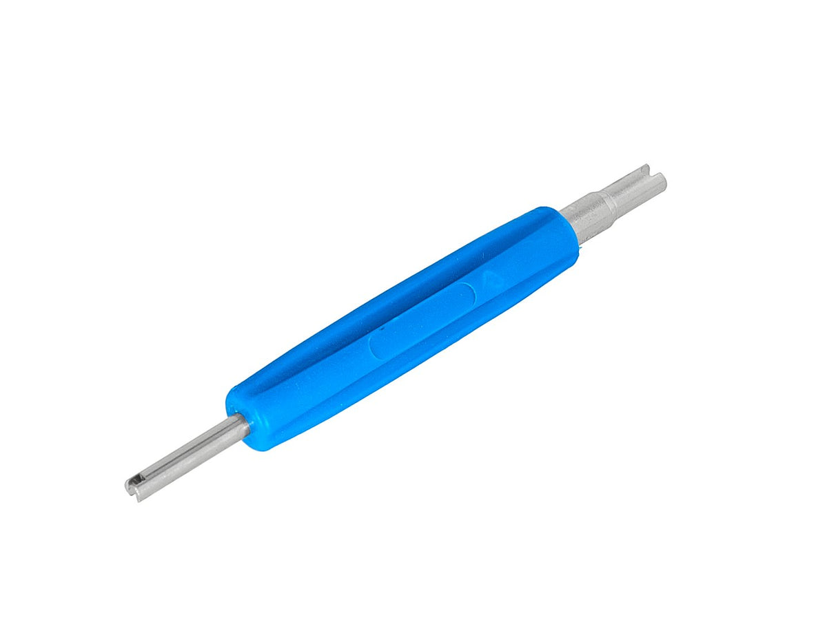 Double-sided valve screwdriver