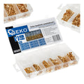 Automotive non-insulated terminal connector kit with sleeves, 450 pcs